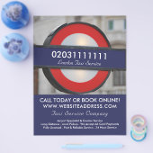 ロンドンシティタクシー料金表 チラシ (シングル)