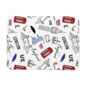 ロンドンシティドードルズパターン マグネット (横)