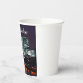 ロンドンシティナイトスカイライン英国ブリティッシュトラベル 紙コップ (左)