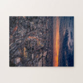 ロンドンシティナイト写真風光明媚なパズル大 ジグソーパズル (横)