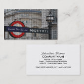 ロンドンシティモザイクタクサービス 名刺 (正面/裏面)