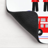 ロンドンシティUK赤白青ユニオンジャックキュート マウスパッド (コーナー)