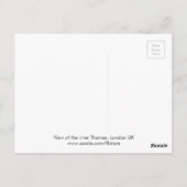 ロンドンシャードアンド通りランプ ポストカード (裏面)