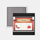 ロンドンショッピングテーマ磁石 マグネット (正面/裏面)