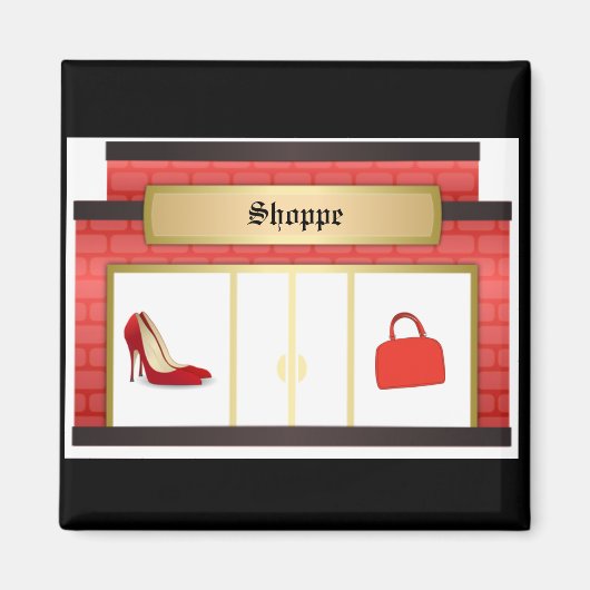 ロンドンショッピングテーマ磁石 マグネット (正面)