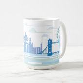 ロンドンスカイラインマグ コーヒーマグカップ (正面右)