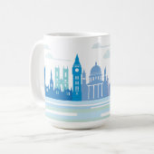 ロンドンスカイラインマグ コーヒーマグカップ (正面左)
