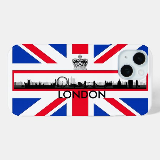 ロンドンスカイラインユニオンジャック国旗iPhone 6 Plusケース Case-Mate iPhoneケース (裏面 (横))