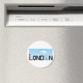ロンドンスカイライン昼間 マグネット (インサイチュ (食洗機))