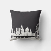 ロンドンスカイライン枕 クッション (裏面)