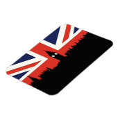 ロンドンスカイライン |イギリス国旗 マグネット (左側)