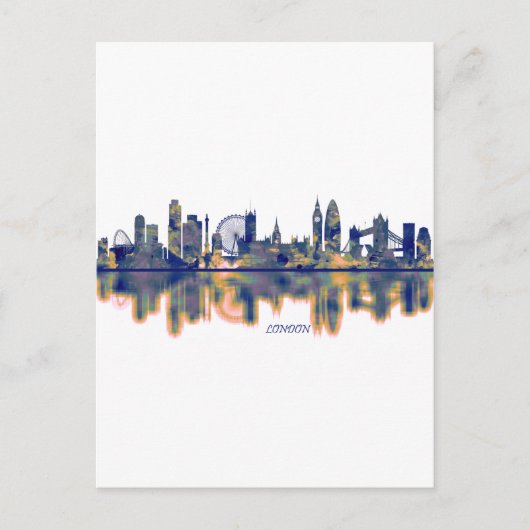 ロンドンスカイライン インビテーションポストカード (正面)