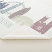 ロンドンスカイライン シェルパブランケット (3/4)