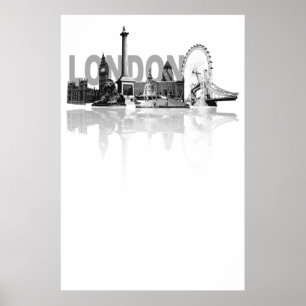 ロンドンスカイライン ポスター