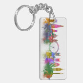 ロンドンスカイライン – レインボー キーホルダー (正面左)