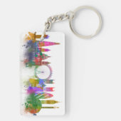 ロンドンスカイライン – レインボー キーホルダー (裏面)