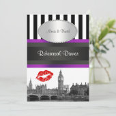 ロンドンスカイラインBWストラップパープルキスPリハーサルDin 招待状 (スタンド正面)