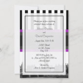 ロンドンスカイラインBWストラップパープルキスPリハーサルDin 招待状 (裏面)