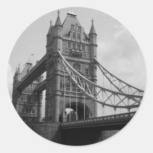 ロンドンステッカー ラウンドシール (正面)