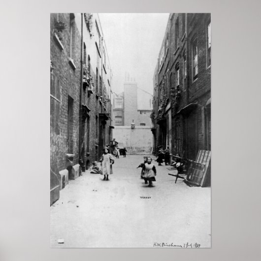 ロンドンスラム， 1899 ポスター (正面)