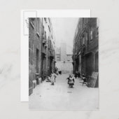 ロンドンスラム， 1899 ポストカード (正面/裏面)