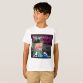 ロンドンズタイムズの漫画Tシャツ Tシャツ (正面フル)