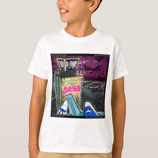 ロンドンズタイムズの漫画Tシャツ Tシャツ (正面)