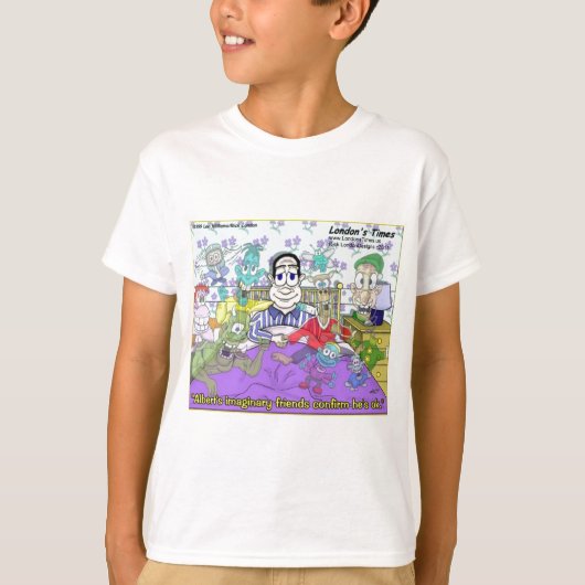 ロンドンズタイムズの漫画Tシャツ Tシャツ (正面)