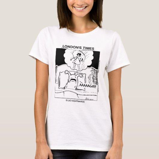 ロンドンズタイムズの漫画Tシャツ Tシャツ (正面)