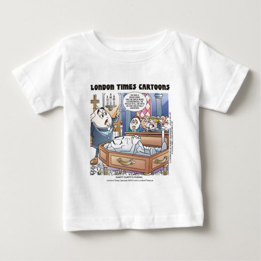 ロンドンズ・タイムズ・カートゥーンTシャツ ベビーTシャツ (正面)