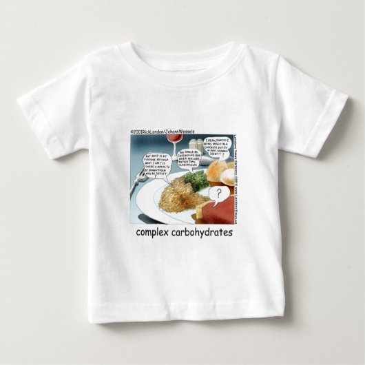 ロンドンタイムズのカートゥーンティーシャツ ベビーTシャツ (正面)