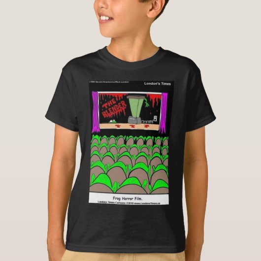 ロンドンタイムズのカートゥーンティーシャツ Tシャツ (正面)