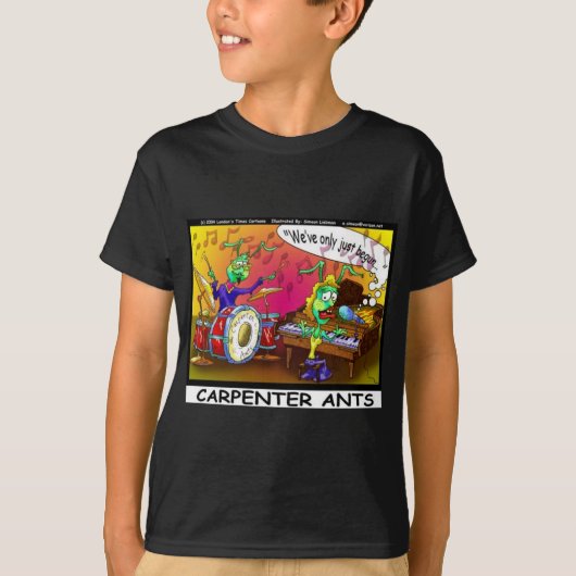ロンドンタイムズのカートゥーンティーシャツ Tシャツ (正面)