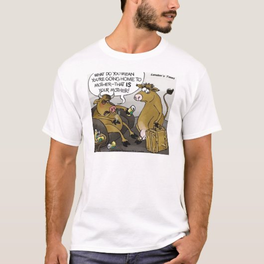 ロンドンタイムズのカートゥーンテイ Tシャツ (正面)