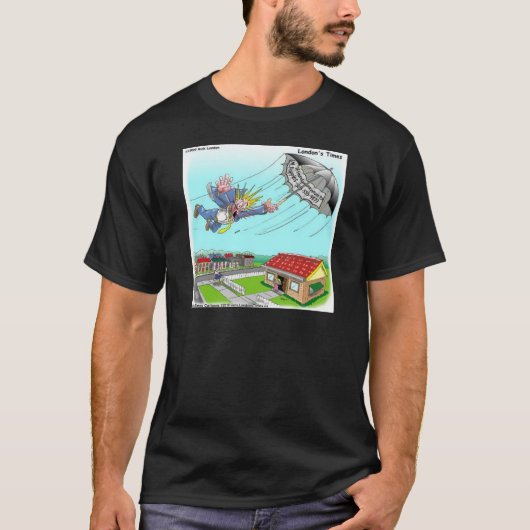 ロンドンタイムズのカートゥーンテイ Tシャツ (正面)