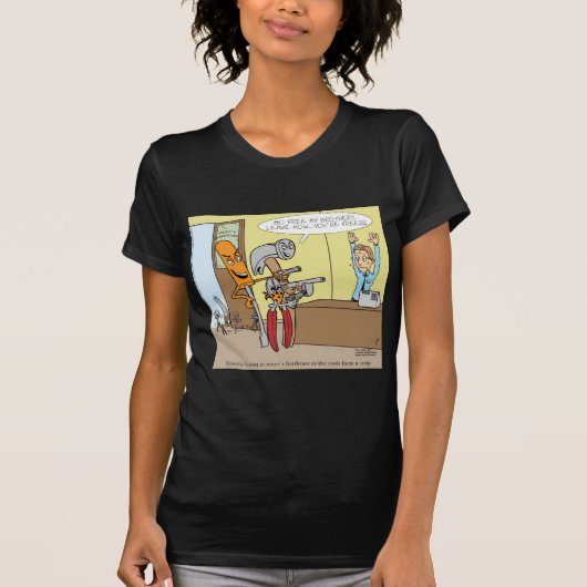 ロンドンタイムズのカートゥーンTシャツ Tシャツ (正面)