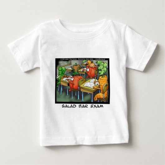 ロンドンタイムズの漫画Tシャツ ベビーTシャツ (正面)