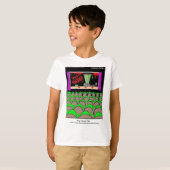 ロンドンタイムズの漫画Tシャツ Tシャツ (正面フル)