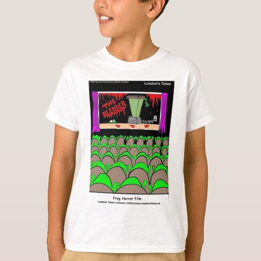 ロンドンタイムズの漫画Tシャツ Tシャツ (正面)