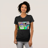 ロンドンタイムズの漫画Tシャツ Tシャツ (正面フル)