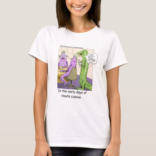 ロンドンタイムズの漫画Tシャツ Tシャツ (正面)