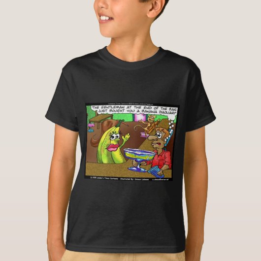 ロンドンタイムズの漫画Tシャツ Tシャツ (正面)