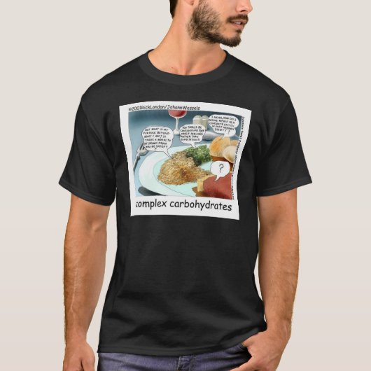 ロンドンタイムズの漫画Tシャツ Tシャツ (正面)