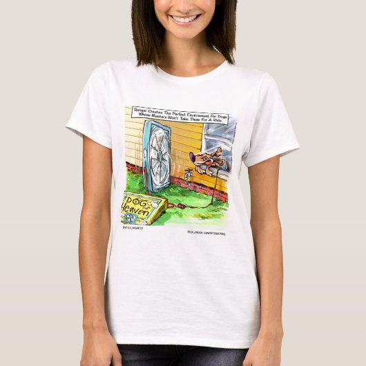 ロンドンタイムズの漫画Tシャツ Tシャツ (正面)