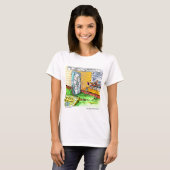 ロンドンタイムズの漫画Tシャツ Tシャツ (正面フル)