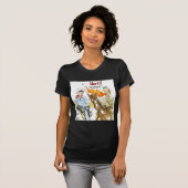 ロンドンタイムズの漫画Tシャツ Tシャツ (正面フル)