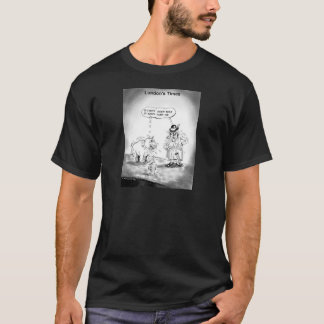 ロンドンタイムズの漫画Tシャツ Tシャツ