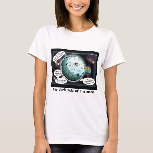 ロンドンタイムズの漫画Tシャツ Tシャツ (正面)