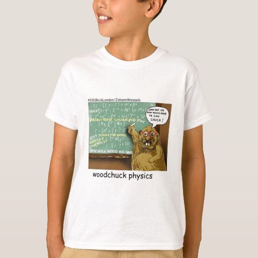 ロンドンタイムズの漫画Tシャツ Tシャツ (正面)