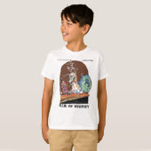 ロンドンタイムズの漫画Tシャツ Tシャツ (正面フル)